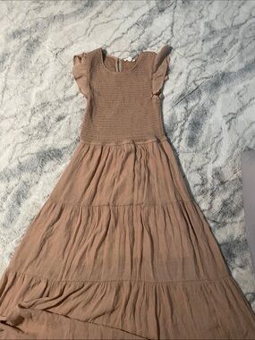 By The River Flutter Sleeve Maxi Dress - Boho Soft Girl Festival